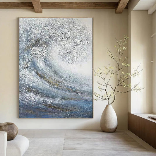 Handmade Large-Scale Abstract Artworks for Dining Room & Bar DTP337
