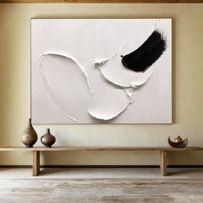 Inviting Large Abstract Canvas with Warm Textured Tones for Bar & Entryway DKH909