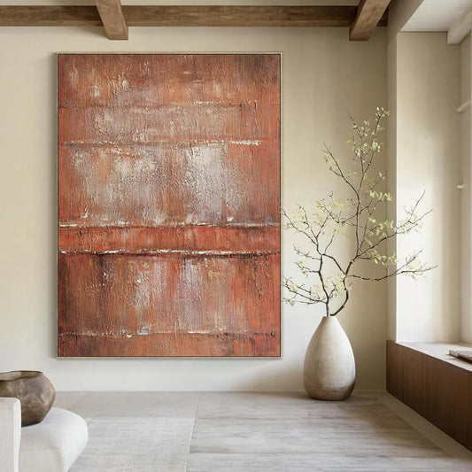 Gigantic-Scale Hand-Painted Abstract Wall Murals for Dining Room & Bar LargeART2303