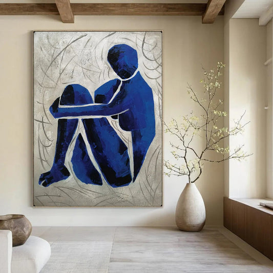 Handmade Textured Abstract Canvas for Office & Dining Room LargeART2166