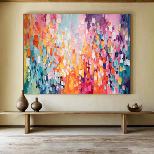 Colorful Dot Abstract: A Playful Celebration of Color DLZ158