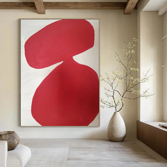 Stunning Large - Format Textured Canvas Abstract for Dining Room & Entryway DKH1079