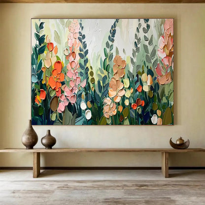 Large - Format Original Hand - Crafted Textured Abstract Wall Decor for Visual Attraction DKH801