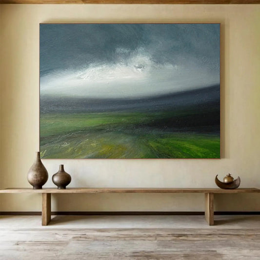 Misty Green Landscape - Dreamy Bedroom Escape DLZ029