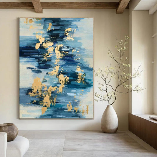 Bold Textured Abstract Artwork for Office & Bar DKH0931