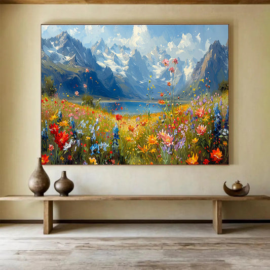 “Form Odyssey” Oversized Abstract Art for Office & Dining Room DKH256