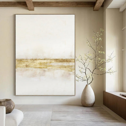 Massive - Extent Vertical Hand - Painted Textured Custom Abstract Epic, for Office and Bar DKH1538