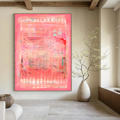 Oversized Custom Hand-Painted Abstract Art for Bar & Hotel LargeART1826