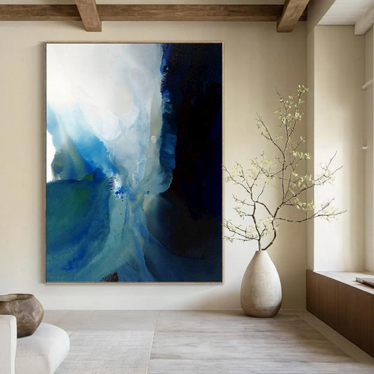 Energetic Textured Abstract Artwork for Living Room & Hotel Suite DKH0941