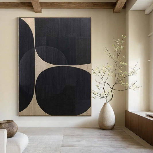 Oversized Custom Hand-Painted Abstract Art for Living Room & Hotel LargeART1474