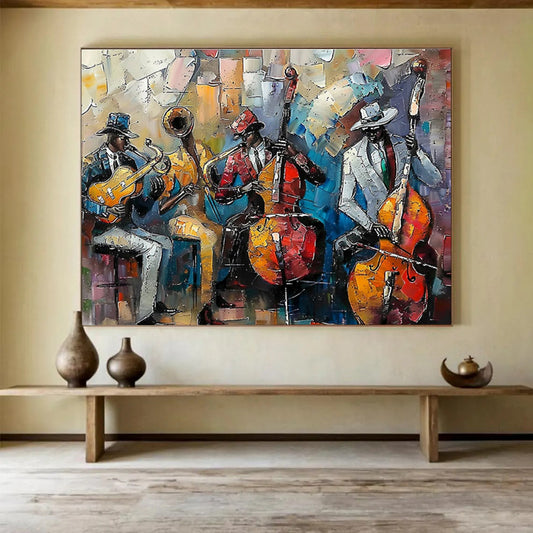 Giant Textured Hand - Crafted Abstract Painting for Transformed Spaces DKH761