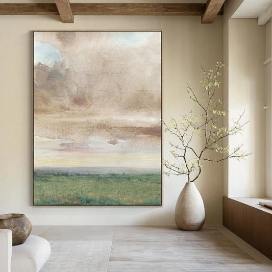 Large-Scale Textured Abstract Wall Art for Living Room & Studio LargeART2116