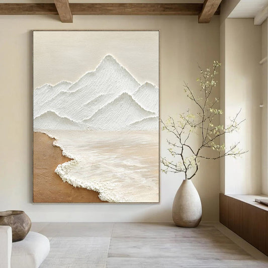Hand-Painted Large-Scale Abstract Art: Textures for Bar & Hotel DTP273