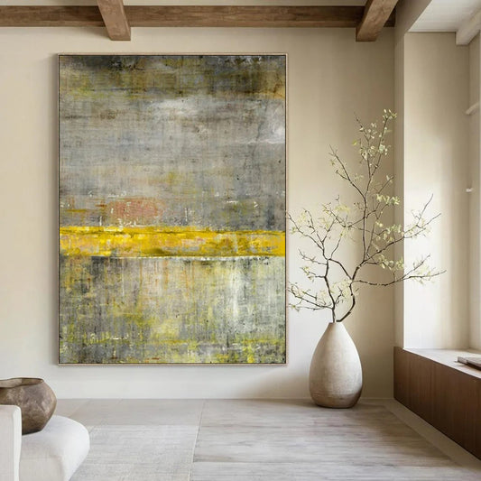 Tremendous Hand-Painted Abstract Wall Murals for Bar & Hotel LargeART2294