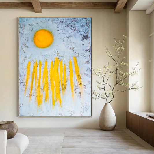 Dazzling Hand - Rendered Textured Canvas Abstract for Bar & Entryway DKH1089