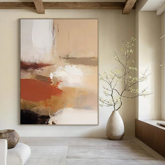 Luxuriously Massive Hand - Painted Textured Abstract Art for Salon & Beauty Parlor DKH1245