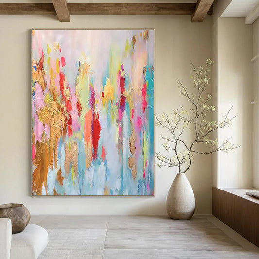 Joyful Hand - Painted Textured Abstract for Bedroom & Bar DKH1340