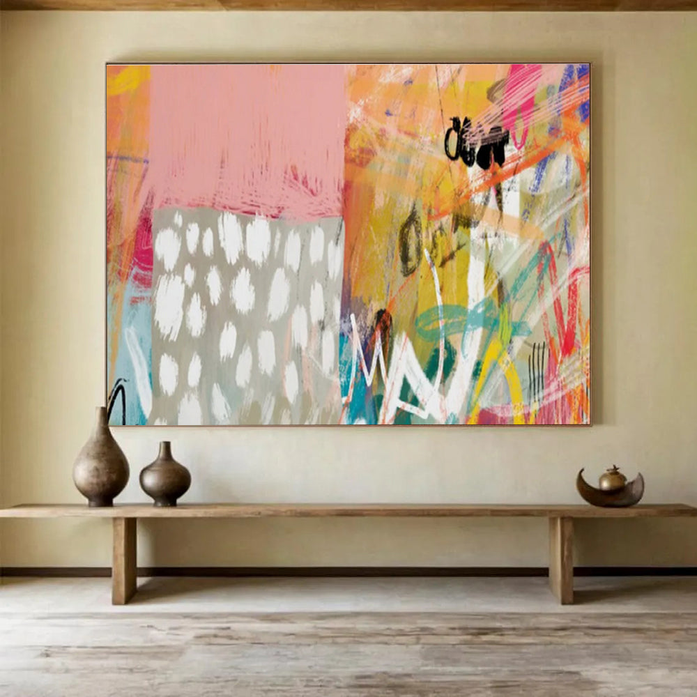 Ravishing Grand Abstract Mural for Hallway & Bedroom DKH198