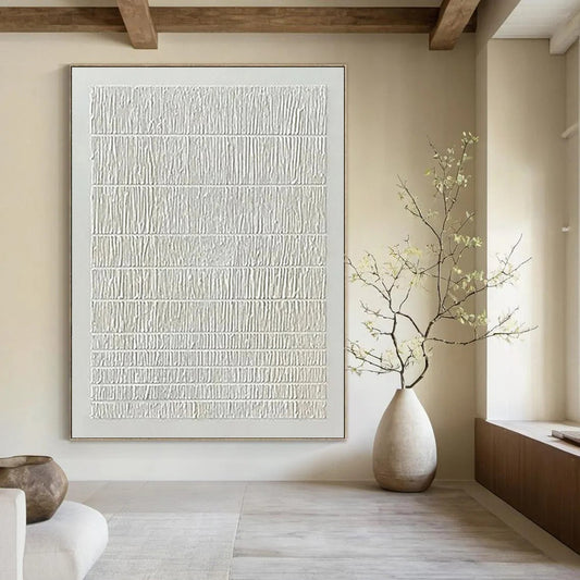 Creatively Designed Hand - Rendered Textured Canvas Abstract for Bedroom & Hallway DKH1129