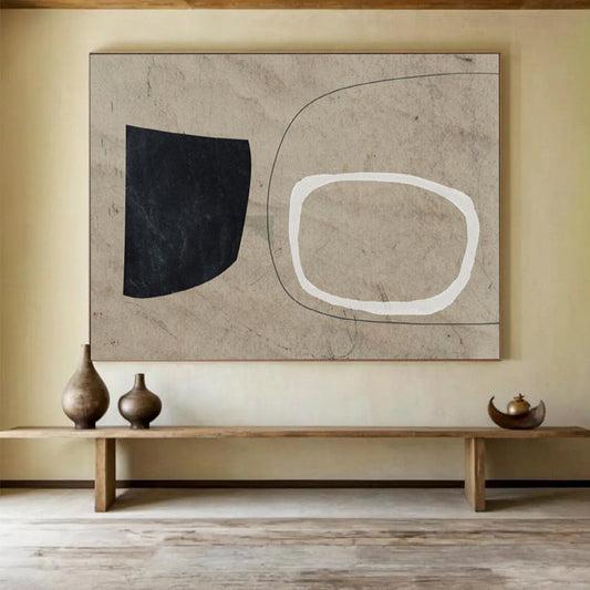 Minimalist Shape Study - Chic Office Accent DLZ113