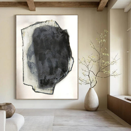 Gigantic-Sized Hand-Painted Abstract Wall Mural for Restaurant & Outdoor Patio LargeART2252