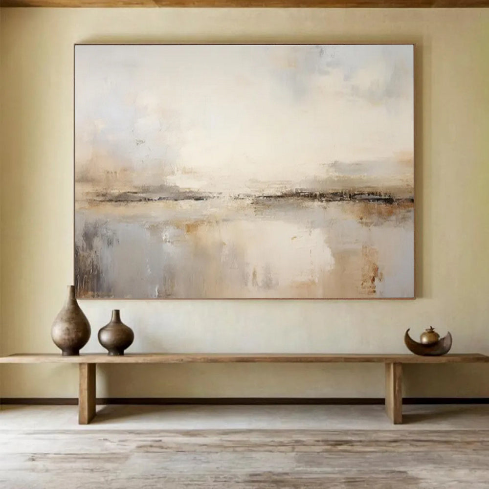 Immense Hand - Painted Textured Abstract Painting for Living Room & Bar DKH623