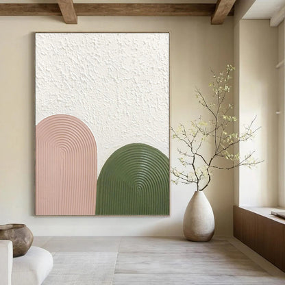 Massive Hand - Painted Textured Abstract for Bedroom & Living Room DKH1175
