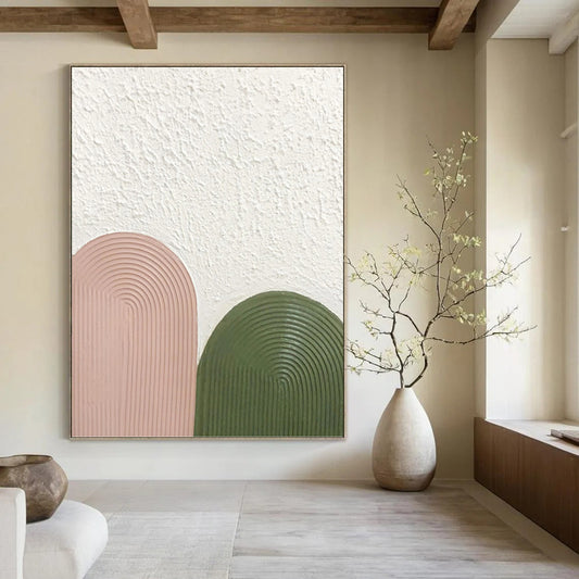 Massive Hand - Painted Textured Abstract for Bedroom & Living Room DKH1175
