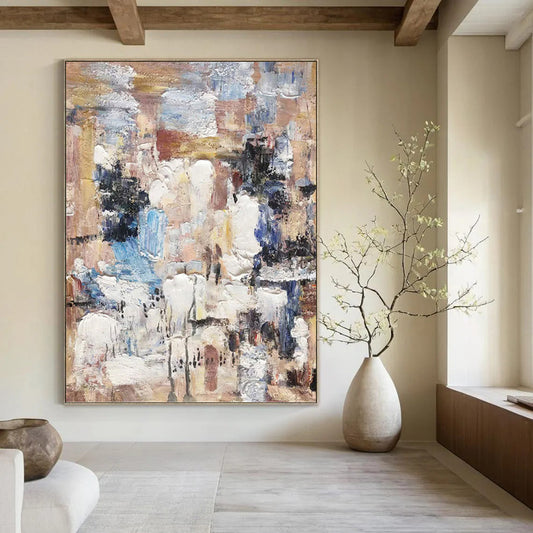 Quirky Hand - Painted Textured Abstract for Bedroom & Hallway DKH1303