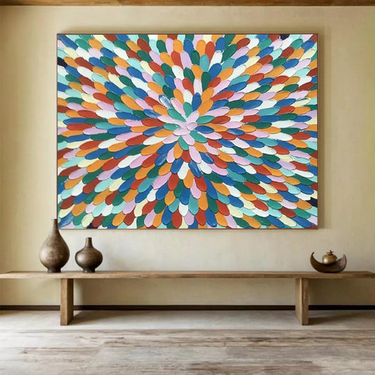 Fluid Abstract Canvas Art for Living Room & Dining Room LargeART1743