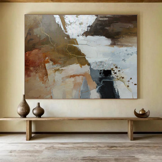 Colossal Textured Abstract Art for Bedroom & Office DKH514