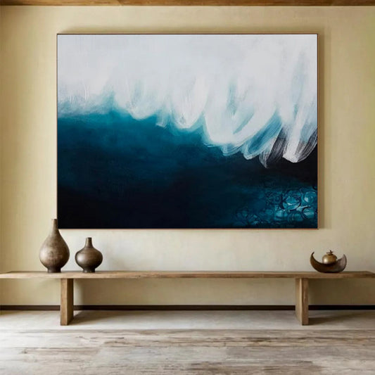 Giant Hand-Painted Abstract Wall Decor for Bar & Hotel LargeART1498