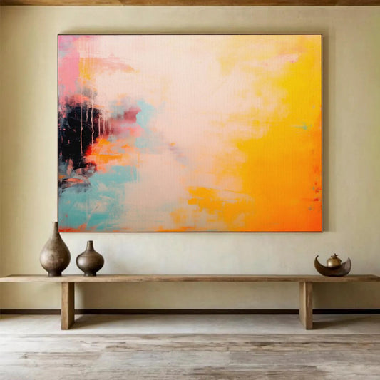 Charming Large Abstract Wall Decor for Bedroom & Office LargeART1681