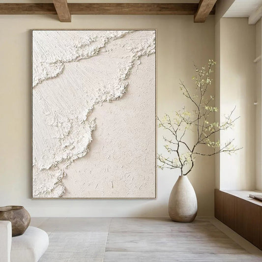 Titanic - Sized Hand - Painted Custom Abstract Painting (with Lush Textures), for Office and Dining Room DKH1492