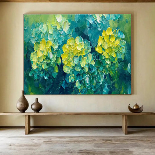 Original Hand - Painted Textured Large Abstract Creation for Charming Interiors DKH799
