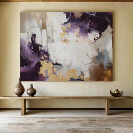 Hand-Painted Bespoke Large-Scale Painting for Bedroom & Hallway DKH131