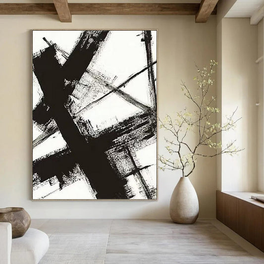 Grand Hand - Crafted Custom Textured Abstract Canvas for Bedroom & Entryway DKH1028