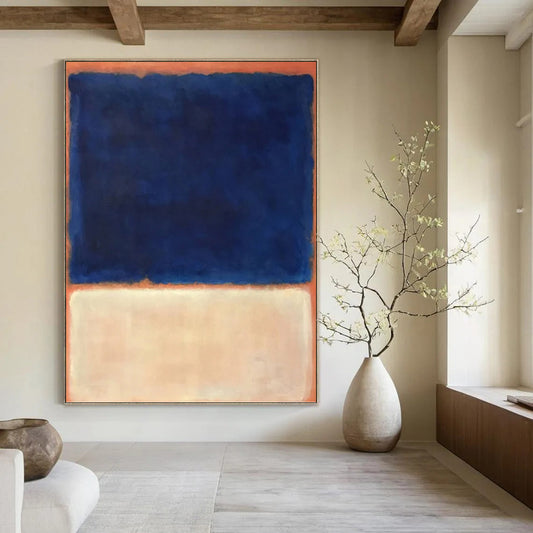 Extended - Sized Vertical Hand - Painted Textured Custom Abstract Saga (with Foliage Textures) for Bar and Hallway DKH1622