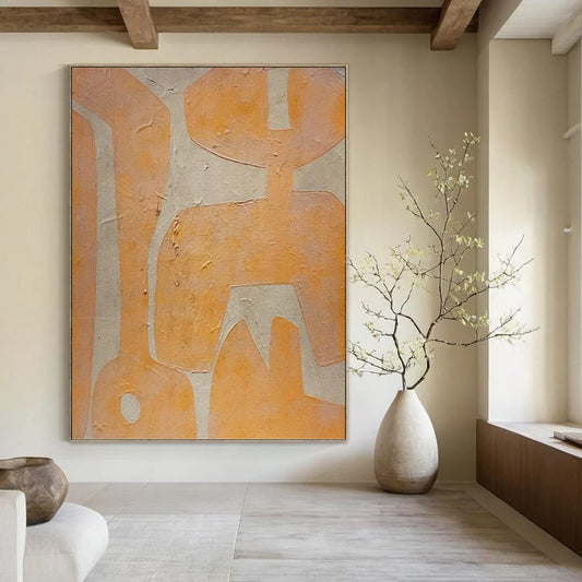 Dazzling Hand - Crafted Textured Canvas Abstract for Dining Room & Bar DKH1073