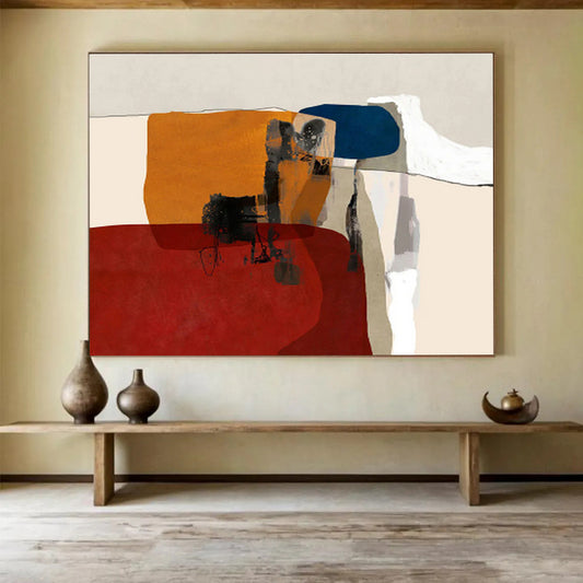 “Elegant Flows” Grand Abstract Wall Decor for Dining Room & Hallway DKH357