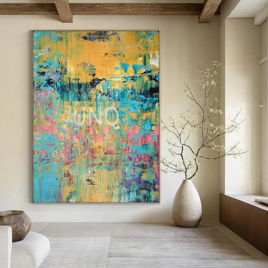 Artisan-Crafted Large Textured Wall Decor for Bedroom & Spa LargeART2167