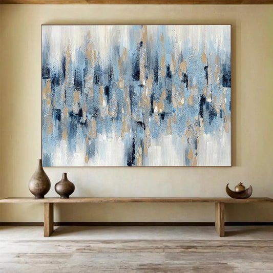 Giant Hand-Painted Abstract Wall Decor for Bedroom & Bar LargeART1519