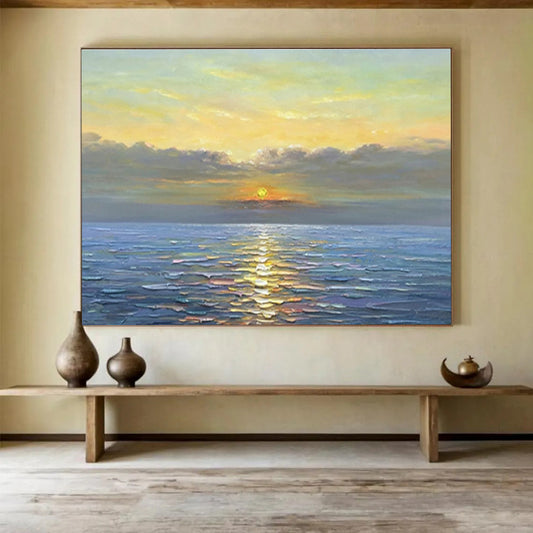 Relaxing Large Abstract Painting for Bedroom & Dining Room DKH883