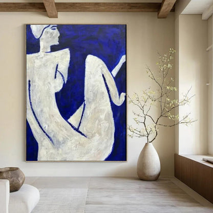 Expansive Hand-Painted Abstract Artworks for Bedroom & Office LargeART2329