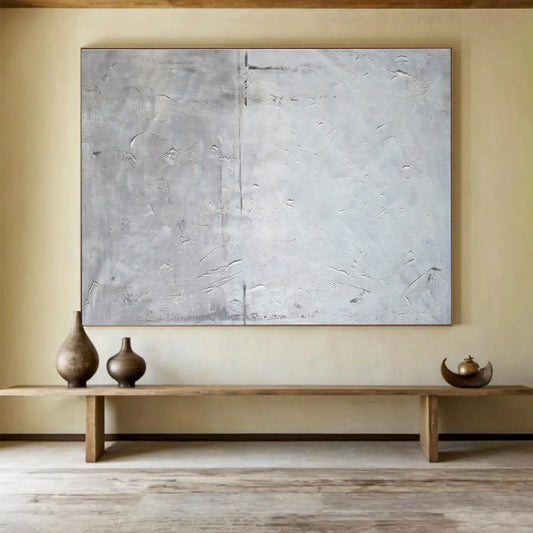 Opulent Original Grandiose Textured Hand - Painted Abstract Mural for Lavish Environments DKH848