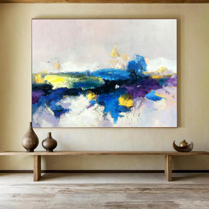 Enormous Textured Abstract Canvas for Bedroom & Dining Room DKH531