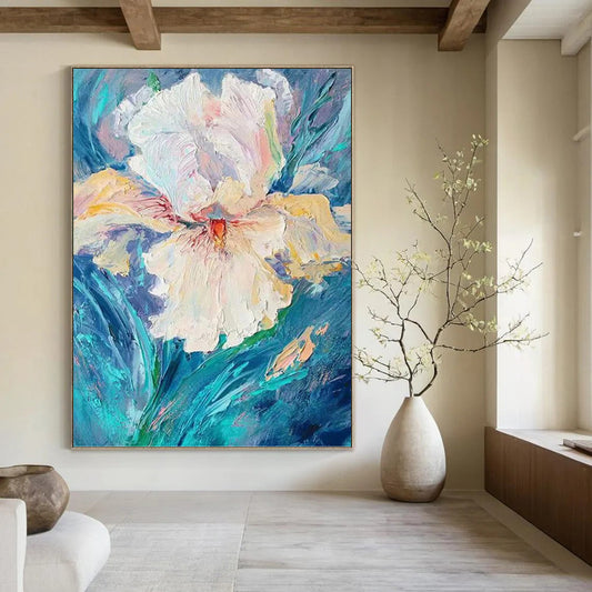 Mysterious Textured Abstract Painting for Office & Dining Room DKH0942