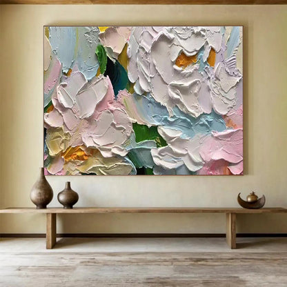 Exclusive Original Hand - Painted Textured Large Abstract Gem for Modern Interiors DKH817