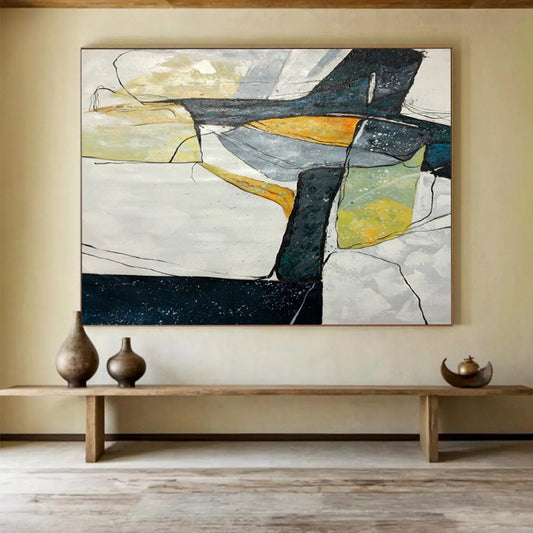 Geometric Coastal Abstract - Chic Office Sophistication DLZ038