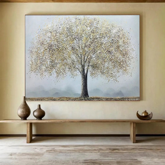 Massive Hand-Painted Abstract Murals for Bedroom & Office LargeART1526